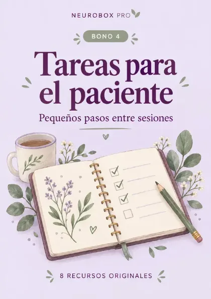Portada del bono 4: Tareas para el paciente